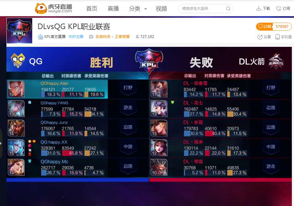 官方直播与